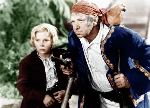 September Prints: TREASURE ISLAND, from left: Jackie Cooper, Wallace Beery, 1934