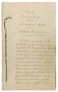 Document Prints: The Treaty of Ghent, which ended the War of 1812. 1814