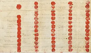 Parchment Prints: Treaty of Konondaiqua (Canandaigua)
