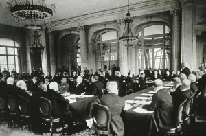 Clemenceau Prints: Treaty of Versailles (1919) at Palais de Trianon