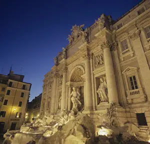 Fountain Prints: Trevi Fountain, by Nicola Salvi
