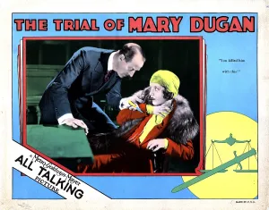 Warner Prints: THE TRIAL OF MARY DUGAN, from left, H.B. Warner, Norma Shearer, 1929