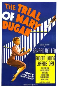 Prison Bars Prints: THE TRIAL OF MARY DUGAN, US poster, Laraine Day, 1941