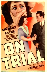 Margaret Prints: ON TRIAL, top: Margaret Lindsay