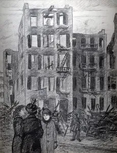 1910s Candid Prints: Triangle Shirtwaist fire. Girls wanted