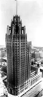 Chicago Prints: The Tribune Tower, Chicago, Illinois, ca. 1925. Courtesy: CSU Archives/Everett Collection