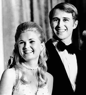 Fiance Prints: Tricia Nixon and Edward Cox. President and First Lady Pat Nixon announced the engagement