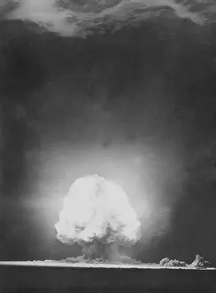 Mushroom Cloud Prints: Trinity explosion at Los Alamos