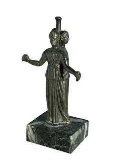 Pillar Prints: Triple form of Hecate around a column