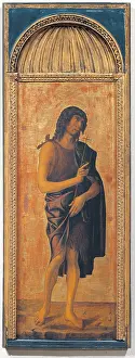 John The Baptist Prints: Triptych of St Lawrence, by Jacopo Bellini