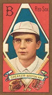Professional Prints: Tris Speaker, 1911 baseball card