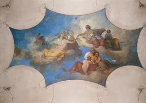 The Triumph of Civilization, by Vincenzo Gazzotto, 1842 about, 19th Century, - Italy, Veneto, Padua, Casino Pedrocchi, Renaissance Room. All