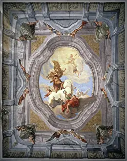 Ceiling Prints: Triumph of Hercules, by Lodovico Dorigny