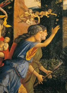 Five People Prints: Triumph of Virtue, by Andrea Mantegna