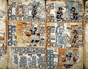 Pre Columbian Prints: Trocortesian or Madrid Codex. s