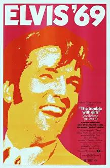 Sideburns Prints: THE TROUBLE WITH GIRLS, US poster art, Elvis Presley, 1969