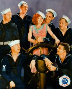 2009 Prints: TRUE TO THE NAVY, center: Clara Bow on jumbo lobbycard, 1930