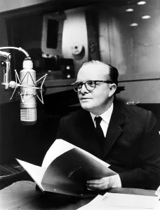Capote Prints: Truman Capote in studio for A CHRISTMAS MEMORY (TV) in 1967