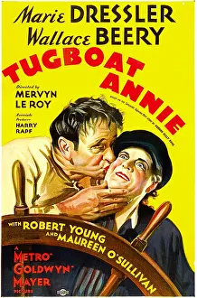 Kissing Cheek Prints: TUGBOAT ANNIE, from left: Wallace Beery, Marie Dressler, 1933