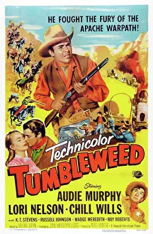 Murphy Prints: TUMBLEWEED, US poster art, kissing from left: Lori Nelson