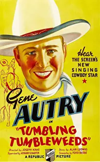 Autry Prints: TUMBLING TUMBLEWEEDS, Gene Autry, 1935
