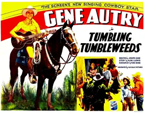 Autry Prints: TUMBLING TUMBLEWEEDS, left: Gene Autry, 1935