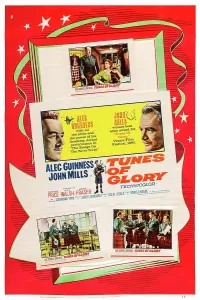 Mills Prints: TUNES OF GLORY, US poster art, from left: Alec Guinness, John Mills, 1960
