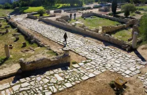 Tunis Prints: TUNISIA. Carthage. Roman Villa of the Aviary
