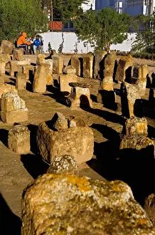 Tunis Prints: TUNISIA. Carthage. Tablets in Tophet - Sanctuary of Tanit and Baal Hammon
