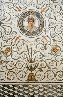 Tunisians Prints: TUNISIA. El Djem. House of the Dionysian Procession