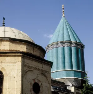 TURKEY. Konya. Mevlana Mausoleum. Islamic art. Architecture. AISA/Everett Collection**US SALES ONLY**