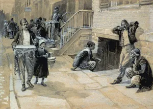 Images Dated 17th September 2010: The Turkish colony in New York City, illustration by W.A. Rogers. early 20th century