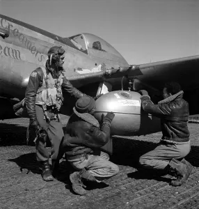 Images Dated 2nd August 2007: A Tuskegee fighter pilot