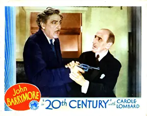 Alarmed Prints: TWENTIETH CENTURY, from left, John Barrymore, Etienne Girardot, 1934