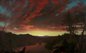 Mountains Prints: Twilight in the Wilderness, 1860