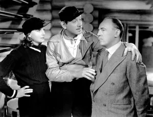 Melvyn Prints: TWO-FACED WOMEN, from left: Greta Garbo, Melvyn Douglas, Roland Young, 1941