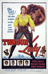 Castle Prints: TWO-GUN LADY, top l-r: Peggie Castle