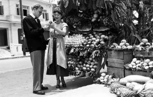 Images Dated 28th February 2007: Typical fruit stand in Havana, Cuba, 1957. Courtesy: CSU Archives/Everett Collection