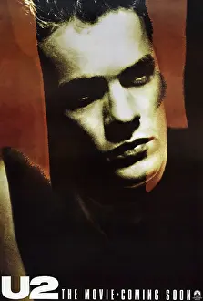 Rock And Roll Prints: U2: RATTLE AND HUM, US advance poster