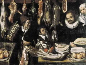 To Hunt Prints: UBEDA, Juan Esteban de. Market scene