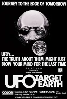 Alien Prints: UFO: TARGET EARTH, US poster art, 1974