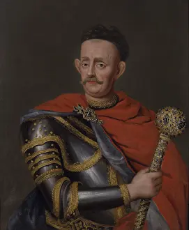 Ukraine Prints: Ukrainian Hetman, Ivan Stepanovitj Mazepa, 1639-1709, by unknown artist, oil painting