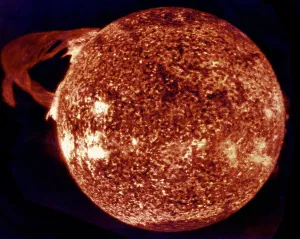 Astronomy Prints: Ultraviolet exposure of colossal eruption on the Sun
