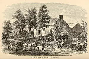 African Americans Prints: Ulysses Grant built and worked this farm for four years before admitting failure after the 1858 harvest