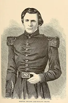 Scenes Prints: Ulysses Grant in a Lieutenants uniform