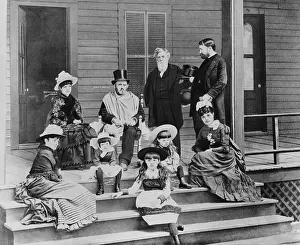 Lcgr1901 Prints: Ulysses S. Grant, with members of his family
