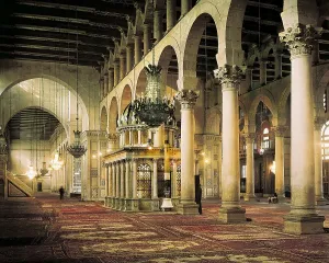 Syria Prints: Umayyad Great Mosque. SYRIA. Damascus