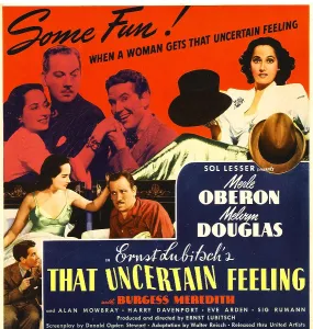 Burgess Prints: THAT UNCERTAIN FEELING, top from left: Merle Oberon
