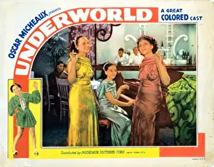 Playing Prints: UNDERWORLD, US lobbycard, Bee Freeman, 1937