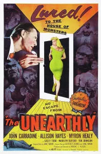 Hayes Prints: THE UNEARTHLY, top left: John Carradine